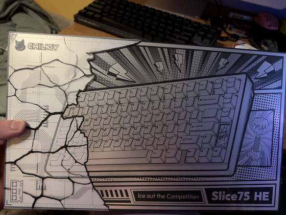 Chilkey Slice75 Magnetic Hall Effect Keyboard 75% TKL
