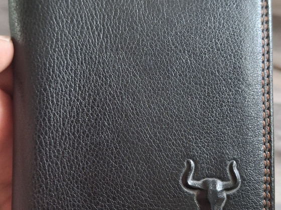 Meeste nahast rahakott Bull tumepruun