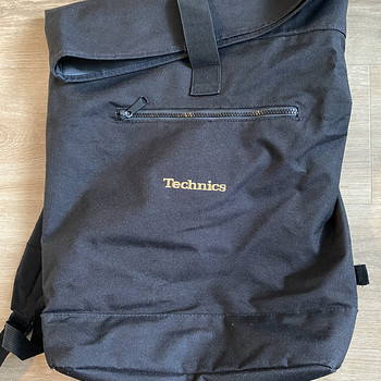 Technics Roll Top Backpack – Black