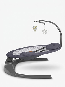 Lionelo Ralf Grey White — электрокачалка / шезлонг 2 в 1 (3 фото из 7)
