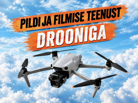 Pildi ja filmise teenust drooniga