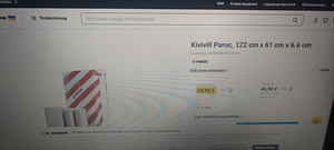 Kivivill paroc 122x61x6.6cm (1 foto / 1)