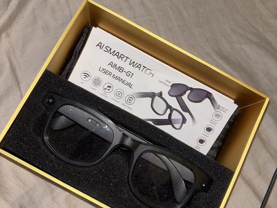AI SMART GLASSES kaameraga prillid