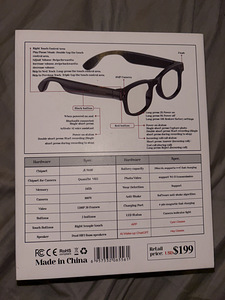 AI SMART GLASSES kaameraga prillid (3 foto / 3)