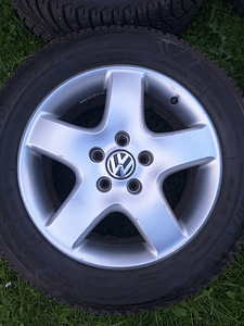 17" VW T5/T6 Originaal veljed 5x120 + Goodyear naastrehvid (2 foto / 8)