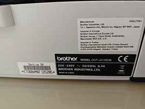 Продам цветной принтер,Müüa värviprinte Brather DCP-J4120DW (5 фото из 8)