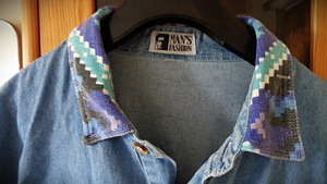 Джинсовая рубашка в стиле вестерн Navaho. Размер L-XL. (3 фото из 5)