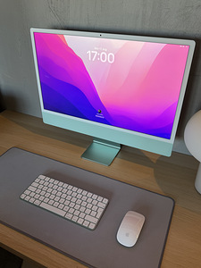 Apple iMac 24" M1 8GB/256GB + Satechi Hub - täiskomplekt (1 foto / 6)