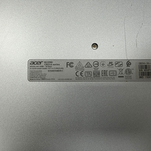 Sülearvuti Acer Chromebook 314 N19Q2 + laadija (5 foto / 5)