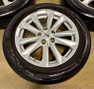 NISSAN 5x114.3 R17 диски + датчики (5 фото из 6)