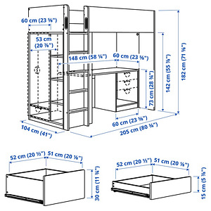 Ikea кровать-чердак (4 фото из 4)