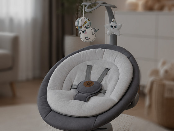 Laste elektriline kiiktool Lionelo Mell, Grey