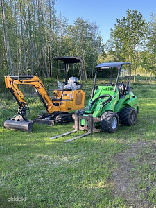Rentida Avant ja miniekskavaator Harjumaal (2 foto / 6)
