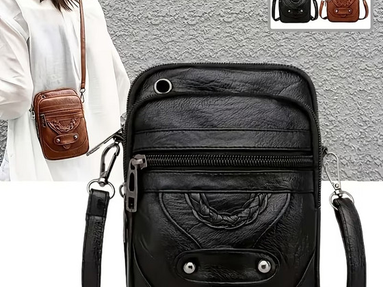 Uus vintage naiste crossbody-kott