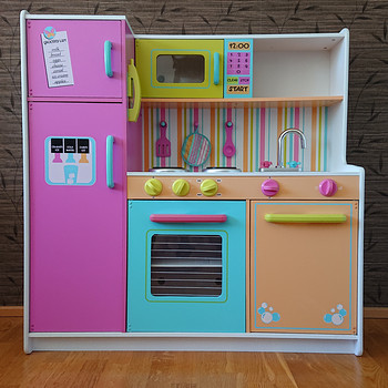 KidKraft Deluxe Big and Bright Wooden Play Kitchen mänguköök