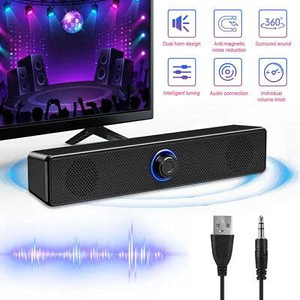 Desktop Speakers.20 Вт Led Aux-Usb,USB-акустическая система (2 фото из 10)