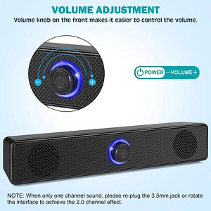 Desktop Speakers.20 Вт Led Aux-Usb,USB-акустическая система (6 фото из 10)