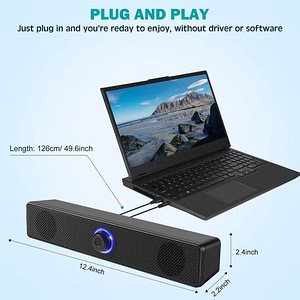 Desktop Speakers.20 Вт Led Aux-Usb,USB-акустическая система (8 фото из 10)