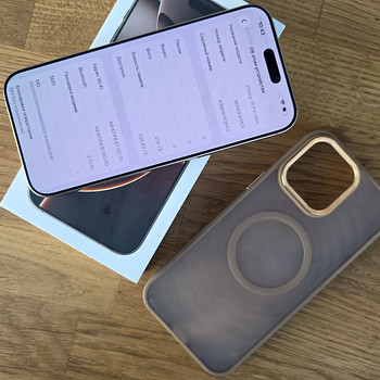 iPhone 16 Pro Max 256GB Gold , nagu uus , garantii , 99%