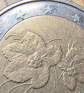 2006 finland 2 euro. Defekt taga vasakul õiel. (1 foto / 3)
