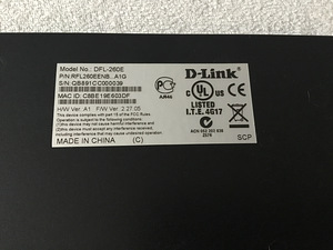Iistvaralist tulemüüri D-Link DFL-260E/DFL210 (3 foto / 10)