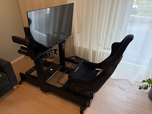 Гоночный симулятор RSEAT GT A1-160 + дополнения + 4K тел. (1 фото из 3)