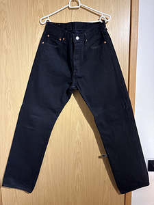 Мужские чёрные джинсы Levi's 501 (1 фото из 3)