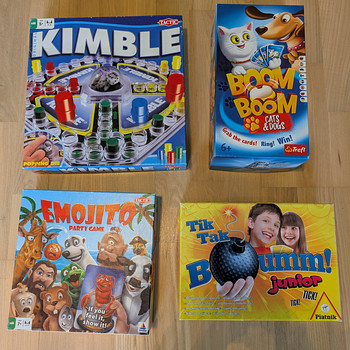 Lauamängude komplekt 5+ ( 4 mängu)