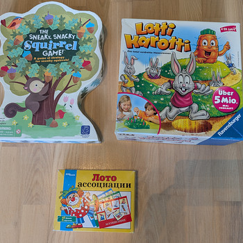Lauamängude komplekt 3+ ( 3 mängu)