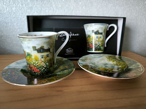 Claude Monet’ espresso-tasside komplekt, Goebel, 2tk (1 foto / 5)