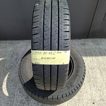 Резина 195-70-15 С. 2 шт. 7мм.michelin.