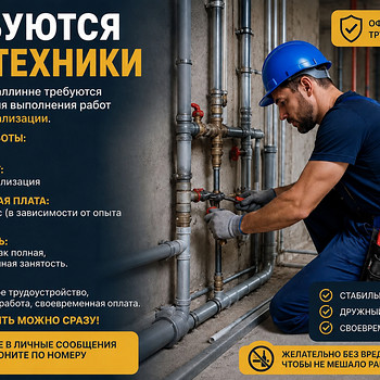 Ищу сантехника в свою команду.
