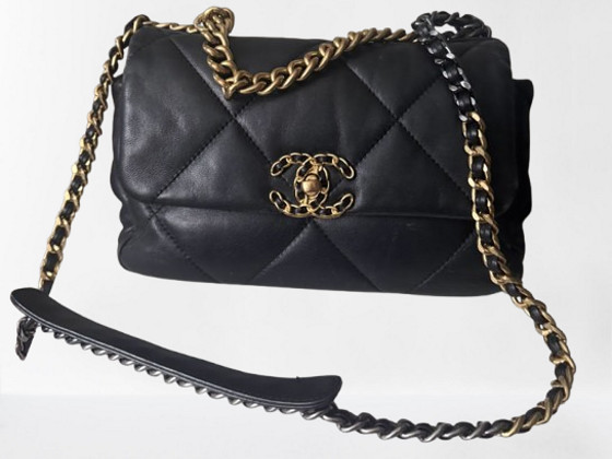 Chanel täisnahast must kott