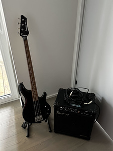 Бас-гитара Ibanez RD300 RDGR + Ibanez SW35 SoundWave + чехол (1 фото из 7)