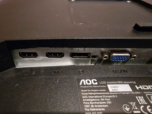 AOC C24G1 24" kumer monitor (3 foto / 3)