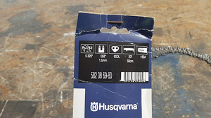 Husqvarna X-Force 20" (50 cm) направляющая шина и подходящая цепь. (3 фото из 3)