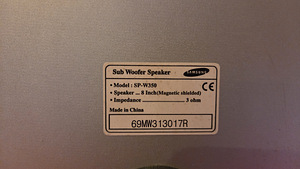 Сабвуфер Samsung (5 фото из 5)