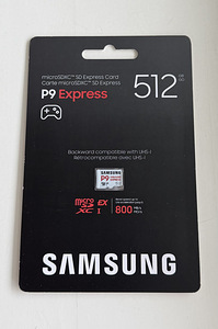Samsung 512GB microSD card P9 Express 800MB/s (1 foto / 2)