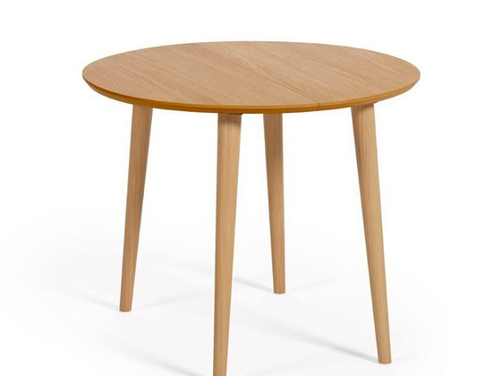 UUS! Kave Home - Oqui Pikendatav Söögilaud 90 x 90