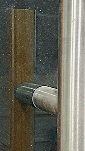 Saunauks, hall klaas, 7x19, vähekasutatud (3 foto / 3)