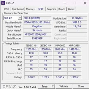 2x16GB / KINGSTON FURY RGB / 3600MHZ (2 фото из 3)