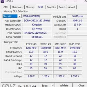 2x16GB / KINGSTON FURY RGB / 3600MHZ (3 фото из 3)
