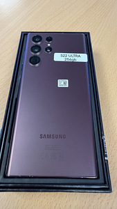 Samsung Galaxy S22 ultra 256Gb Burgundy Heas korras (1 foto / 1)