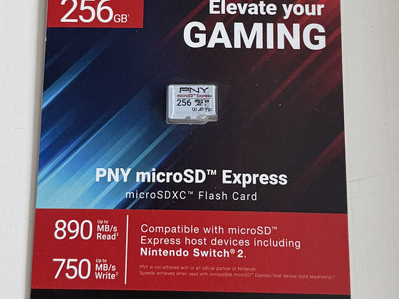 PNY microSD Express 256GB 890MB/s / 750MB/s