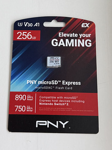 PNY microSD Express 256GB 890MB/s / 750MB/s (1 foto / 2)