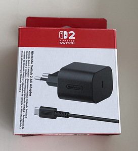 Nintendo Switch 2 AC Adapter, Black (1 фото из 5)