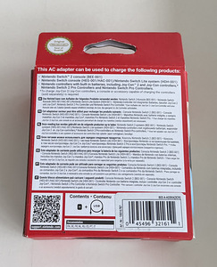 Nintendo Switch 2 AC Adapter, Black (2 фото из 5)