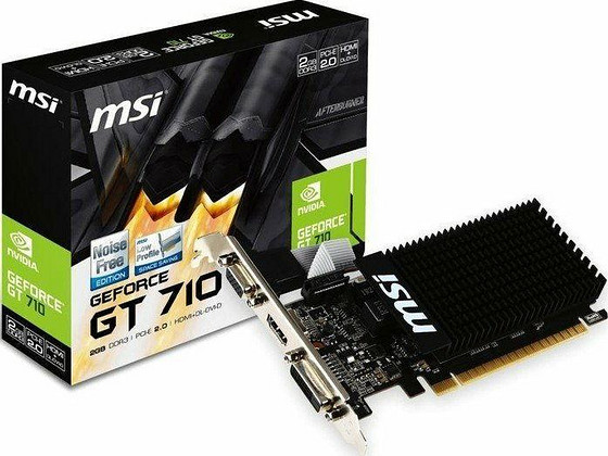 MSI GeForce GT 710 2GD3H LP 2 ГБ DDR3