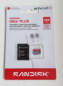 SanDisk Ultra Plus 256GB microSD Card SD 200 MB/s (1 фото из 2)