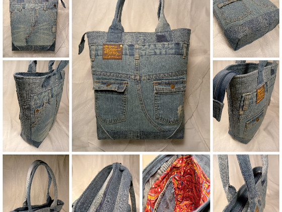 Denim Style. Teksariidest käekott